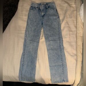 Abercrombie & Fitch Light Blue Straight Leg Jeans